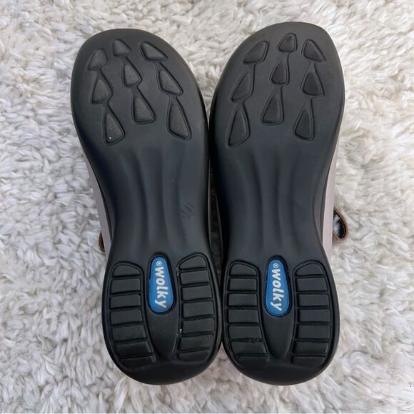 Wolky  Mary Janes Heels  Hook & Loop EUR 37 US 6-6.5 No Insoles Iridescent - Picture 7 of 9